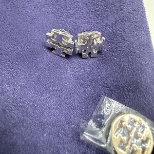 Tory Burch Logo earrings